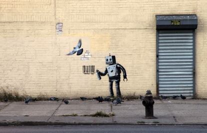 Grafiti de Bansky.