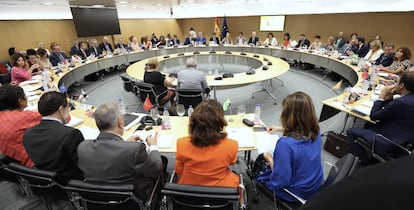 Reunión del Consejo de Política Fiscal y Financiera celebrado en julio en Madrid.