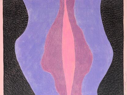 MARI CHORDÀ 1968, VULVA 48 X 62 CM