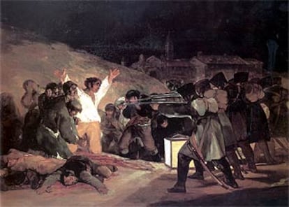 <i>Fusilamientos del 3 de mayo en la montaña del Príncipe Pío</i>, obra de Francisco de Goya.