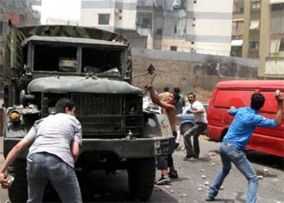 A las piedras el Ejército respondía con disparos.