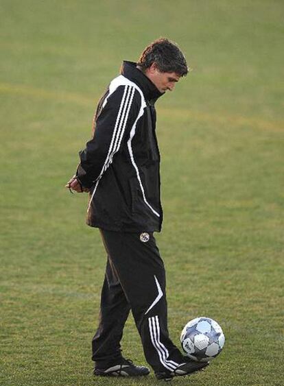 Juande Ramos durante un entrenamiento