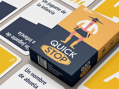 Juego de mesa 'Quick Stop'.