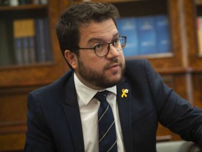 Entrevista a Pere Aragonès, vicepresidente de la Generalitat de Catalunya. 