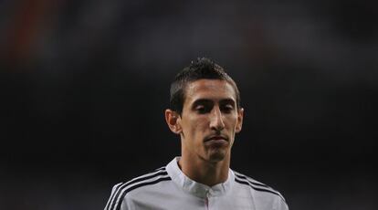 Di Mar&iacute;a, en la ida de la Supercopa. 