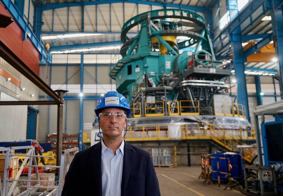 Ricardo Rodríguez, director de Asturfeito, con el LSST