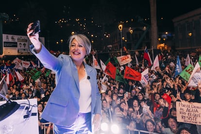 Jeannette Jara en Coquimbo (Chile) el 11 de diciembre de 2025.