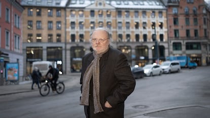 El escritor y premio Nobel de Literatura, Jon Fosse, el martes en Oslo.