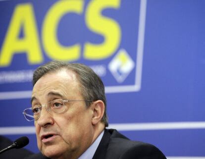 Florentino P&eacute;rez, presidente de ACS.