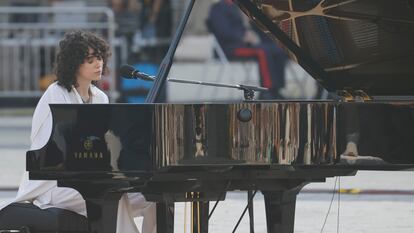 Alice Wonder, en un concierto en Madrid, en julio de 2022.