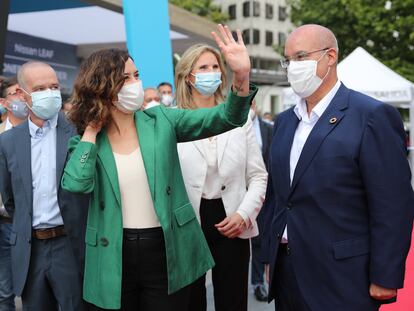 La presidenta madrileña, Isabel Díaz Ayuso, esta semana en un acto oficial.