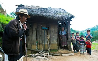 Familia en Chimaltenango, Guatemala