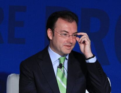 El secretario de Hacienda de M&eacute;xico, Luis Videgaray.