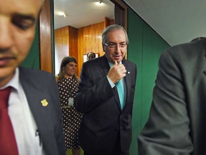 El presidente de la Cámara baja brasileña, Eduardo Cunha.