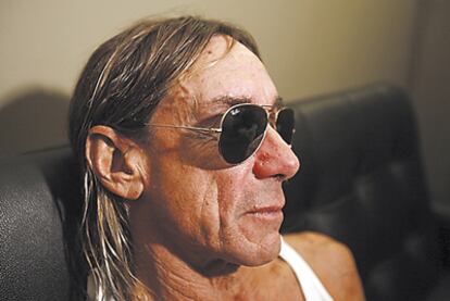 <b>Iggy Pop, con las gafas Ray-Ban Aviator.</b>