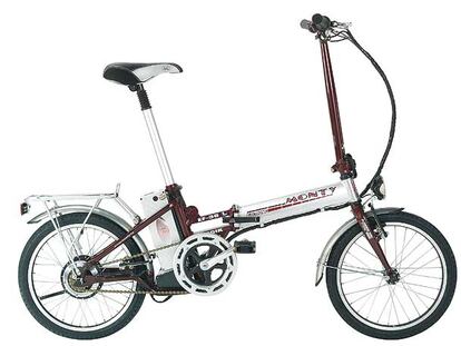 Bicicleta eléctrica plegable Monty EF-38.