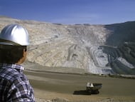 La mina de cobre de Chuquicamata, en Chile.