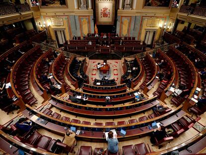 El Congreso de los Diputados el 6 de mayo en Madrid.