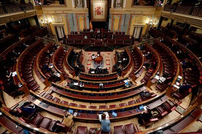 El Congreso de los Diputados el 6 de mayo en Madrid.