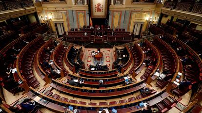 El Congreso de los Diputados el 6 de mayo en Madrid.