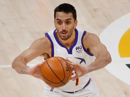 Campazzo, en un partido con los Denver Nuggets. Getty