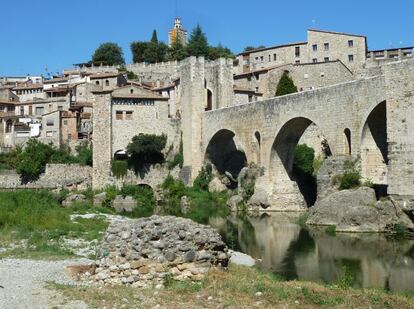 Panorámica de Besalú, Gerona.