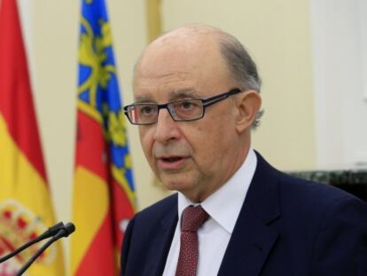 El ministro de Hacienda y Administraciones P&uacute;blicas en funciones, Crist&oacute;bal Montoro.