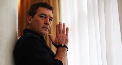 Antonio Banderas, ayer en Madrid.