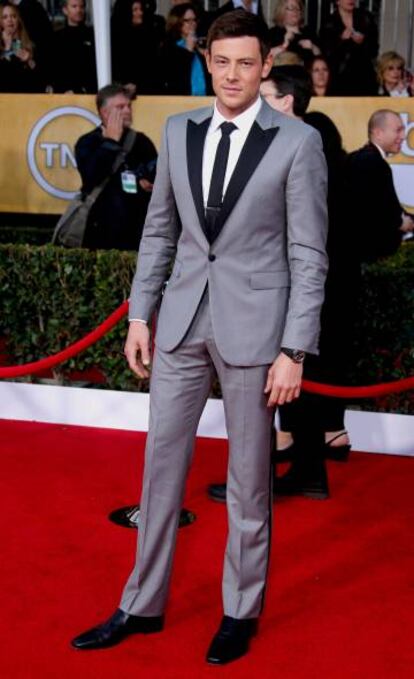 O ator Cory Monteith em janeiro de 2013 em Los Angeles