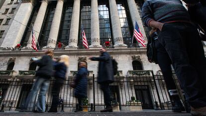 Facade of the New York Stock Exchange.