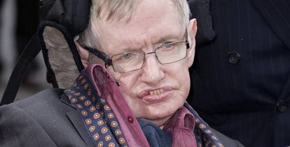 Stephen Hawking, en Londres, en 2015.
