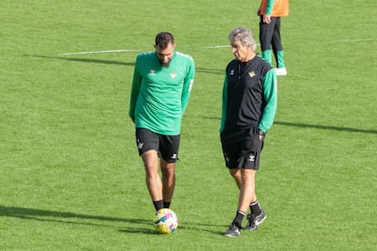 Pellegrini y Borja Iglesias