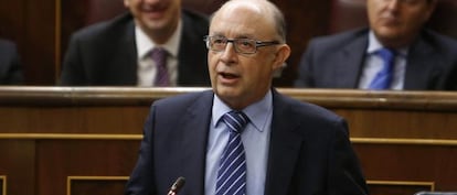 El ministro de Hacienda, Cristóbal Montoro.