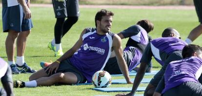Pedro León, en un entrenamiento.