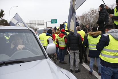 La huelga se celebra en Madrid por segundo día consecutivo y en víspera de que comience Fitur, la feria más importante de la capital (se prevén más de 250.000 visitantes).