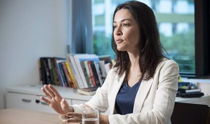 Ilona Szabó, durante a entrevista em São Paulo.