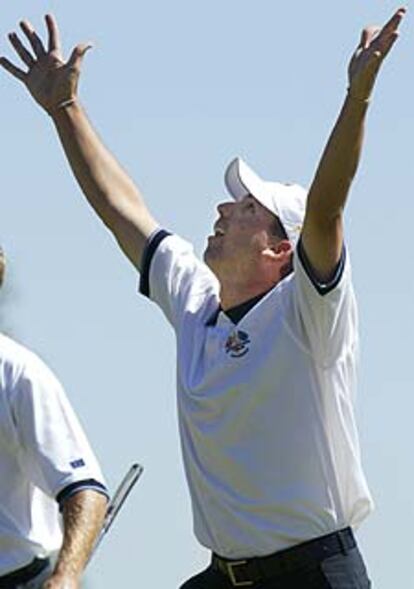 Sergio García festeja su triunfo.