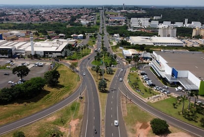 Vista aérea de Bauru, en São Paulo