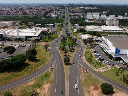 Vista aérea de Bauru, en el Estado brasileño de São Paulo, el jueves de la semana pasada.