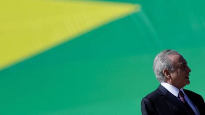 Michel temer, em evento da Marinha no dia 9, em Brasília.