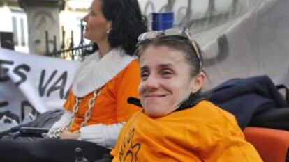 La discapacitada Elvira Murcia