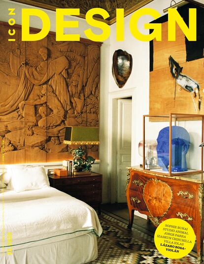 Una de las tres portadas del número 14 de ICON Design: la casa de Lázaro Rosa-Violán.