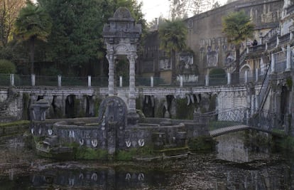 Réplica del estanque del parque del Retiro