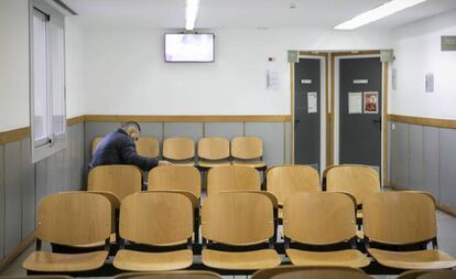 Sala de espera de un centro sanitario.