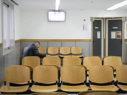 Sala de espera de un centro sanitario.