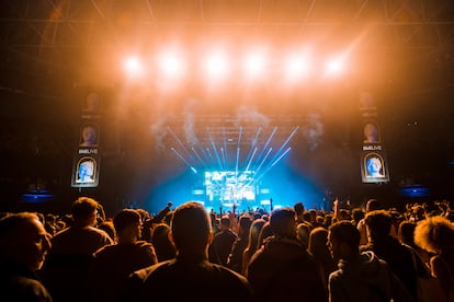 Panorámica del Bilbao Arena durante el concierto de Bad Gyal.