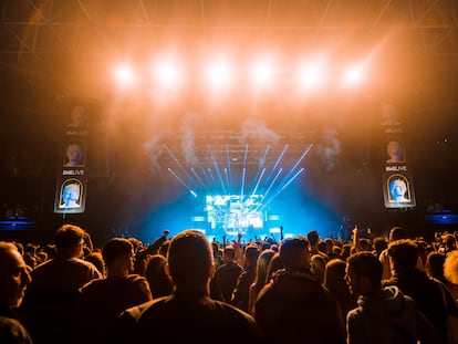 Panorámica del Bilbao Arena durante el concierto de Bad Gyal.