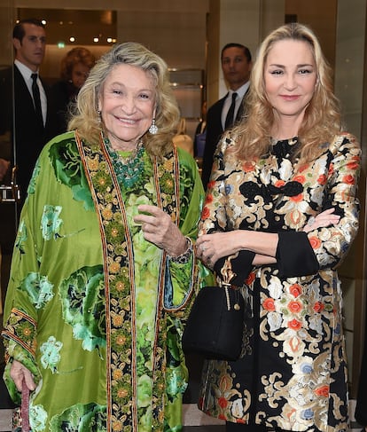 Marta y Paola Marzotto, en un evento en Milán en abril de 2015.