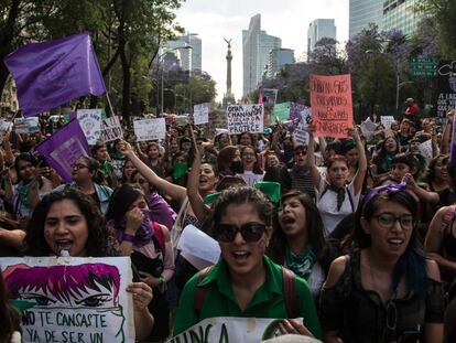 Marcha del 8 de marzo en Ciudad de México 