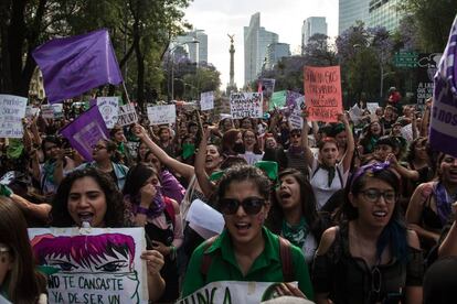 Marcha del 8 de marzo en Ciudad de México 